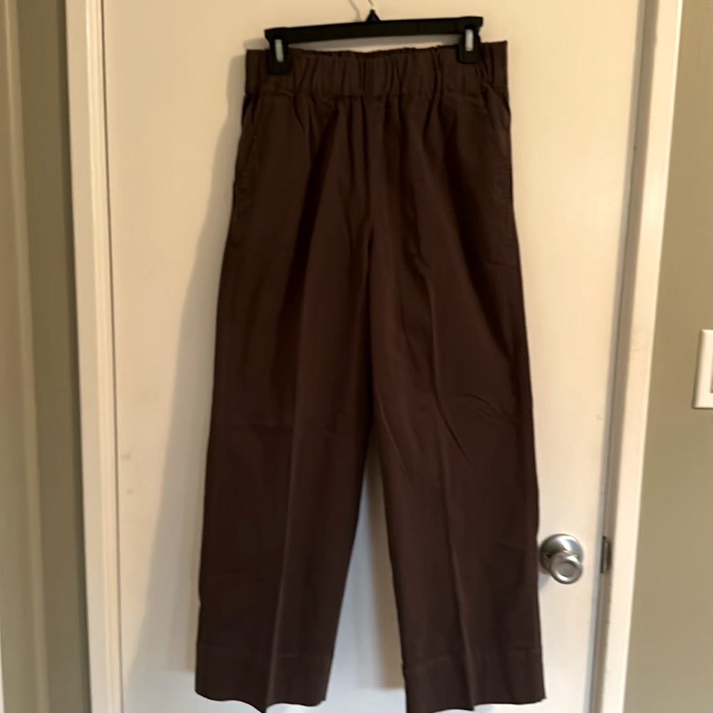Nwt Jcrew Pull On Astrid Easy Pant In Chocolate Brown